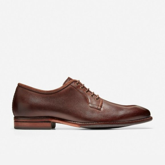 Cole Haan Men\'s Warner Grand Postman Brown Leather Oxford Dress Shoes 11.5M NIB main image 9